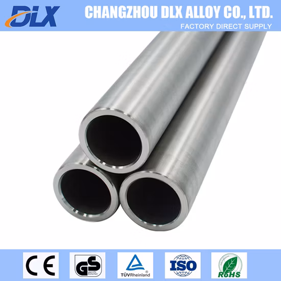 China Factory Price Seamless Welded Titanium Alloy Pure Titanium Tube